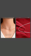 Aurora Silver Bar Chain Necklace